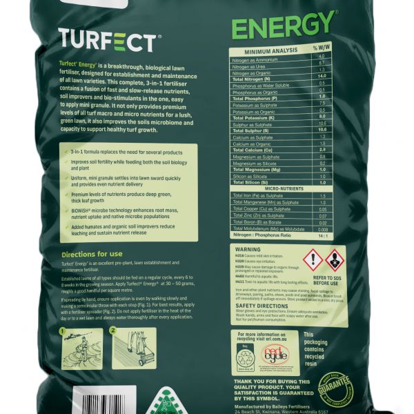 TURFECT® ENERGY - Baileys Fertilisers