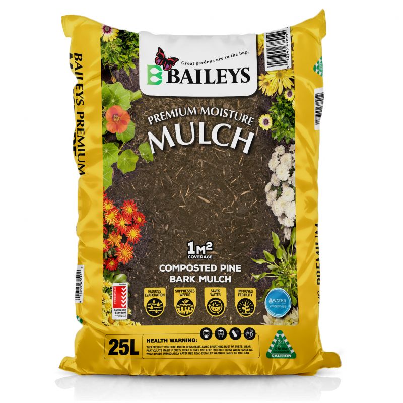 Moisture Mulch | Pine Bark Based - Baileys Fertilisers